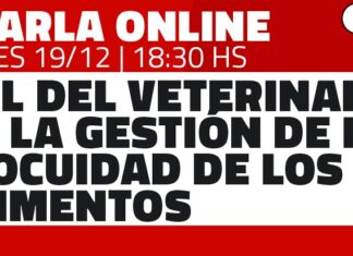 Charla online “El rol del veterinario en la gestión de la inocuidad de los alimentos: Administración del riesgo de Trichinellosis” Charla online “El rol del veterinario en la gestión de la inocuidad de los alimentos: Administración del riesgo de Trichinellosis”.