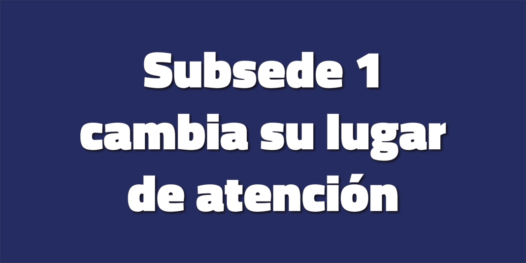 La Subsede 1 de Ramos Mejía cambia su lugar de atención al público.