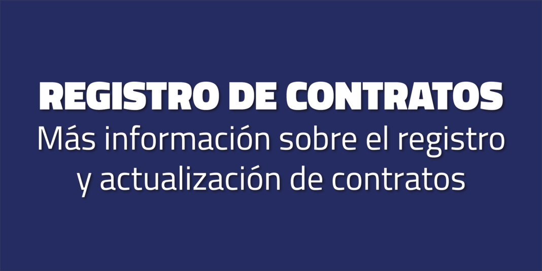 Registro de contratos