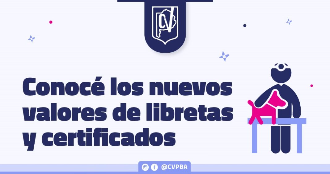 Conocé los nuevos valores de libretas y certificados.