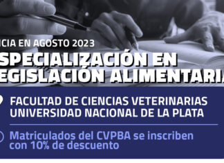 Abierta la inscripción para la Especialización en Legislación Alimentaria de la UNLP Abierta la inscripción para la Especialización en Legislación Alimentaria.