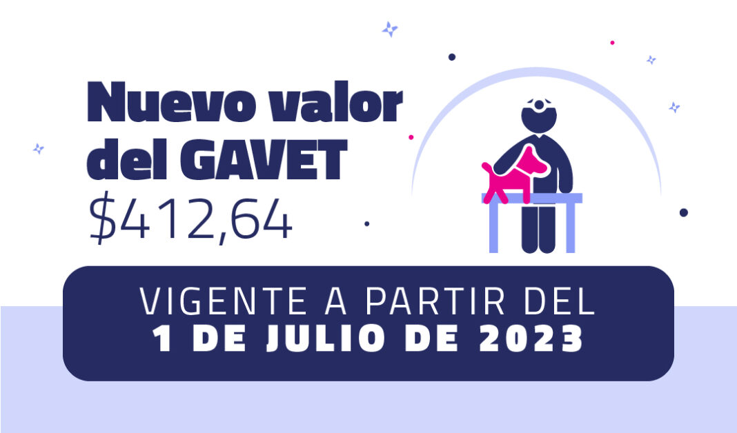 Nuevo valor GAVET julio 2023