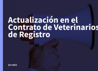 Nueva cláusula optativa en el Contrato de Veterinarios de Registro