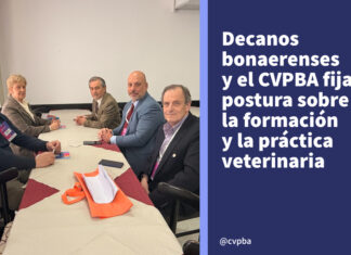 Decanos bonaerenses y el CVPBA